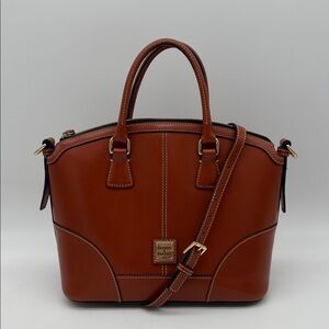 Dooney & Bourke Brown Leather Satchel